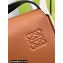 Loewe Heel Duo Bag in Soft Natural Calfskin Brown/Black