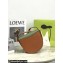 Loewe Heel Duo Bag in Soft Natural Calfskin Green/Brown