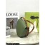 Loewe Heel Duo Bag in Soft Natural Calfskin Green/Brown