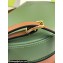 Loewe Heel Duo Bag in Soft Natural Calfskin Green/Brown