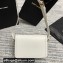 Saint Laurent Solferino Medium Satchel Bag In Box Leather 634305 White