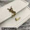 Saint Laurent Solferino Medium Satchel Bag In Box Leather 634305 White