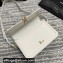 Saint Laurent Solferino Medium Satchel Bag In Box Leather 634305 White
