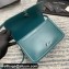 Saint Laurent Solferino Medium Satchel Bag In Box Leather 634305 Green
