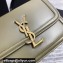 Saint Laurent Solferino Small Satchel Bag In Box Leather 634306 Olive Green