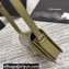 Saint Laurent Solferino Small Satchel Bag In Box Leather 634306 Olive Green
