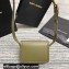 Saint Laurent Solferino Small Satchel Bag In Box Leather 634306 Olive Green
