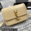 Saint Laurent Solferino Small Satchel Bag In Box Leather 634306 Beige