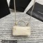 Saint Laurent Mini Vanity Case Bag in Quilted Lambskin 669560 White