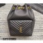 Saint Laurent Joe Backpack Bag in Leather 672609 Black