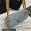 Saint Laurent Niki Medium Bag in Suede Leather 633158 Gray