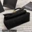 Saint Laurent Niki Medium Bag in Suede Leather 633158 Black/Gold