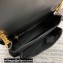 Saint Laurent Niki Medium Bag in Suede Leather 633158 Black/Gold