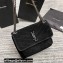 Saint Laurent Niki Medium Bag in Suede Leather 633158 Black/Silver