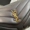 Saint Laurent Loulou Toy Bag in Matelassé "y" Leather 467072 Black/Gold