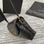 Saint Laurent Loulou Toy Bag in Matelassé "y" Leather 467072 Black/Gold