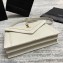 Saint Laurent Gaby Satchel Bag in Vintage Lambskin 668863 White