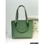 Loewe Small Anagram Tote Bag in Classic Calfskin Light Green
