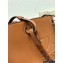 Loewe Small Anagram Tote Bag in Classic Calfskin Brown