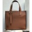 Loewe Buckle Tote Bag in Soft Grained Calfskin Brown