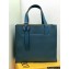 Loewe Buckle Tote Bag in Soft Grained Calfskin Ocean Blue