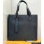 Loewe Buckle Tote Bag in Soft Grained Calfskin Navy Blue