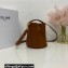 Celine Teen Bucket 16 Bag in Calfskin Brown