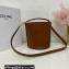 Celine Teen Bucket 16 Bag in Calfskin Brown