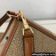 Celine Bucket 16 Bag Beige in Textile with Celine print and Calfskin