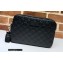 Gucci GG Embossed Men's Bag 495562 Black with Removable Wrist Strap