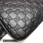 Gucci GG Embossed Leather Black Small Shoulder Bag 574886 2021