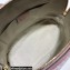Gucci Mini GG Embossed Leather Dome Crossbody Bag 449654 Pink