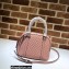 Gucci Mini GG Embossed Leather Dome Crossbody Bag 449654 Pink