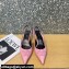 Versace Heel 6cm La Medusa Patent Leather Sling-back Pumps Pink 2021