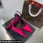 Versace Heel 11cm La Medusa Sling-back Pumps Patent Fuchsia 2021