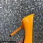 Versace Heel 9.5cm La Medusa Patent Leather Pumps Yellow 2021