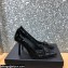 Versace Heel 9.5cm La Medusa Patent Leather Pumps Black 2021
