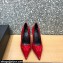 Versace Heel 9.5cm La Medusa Patent Leather Pumps Red 2021