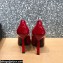 Versace Heel 9.5cm La Medusa Patent Leather Pumps Red 2021