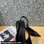 Versace Heel 6cm La Medusa Patent Leather Sling-back Pumps Black 2021