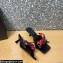 Versace Heel 5.5cm Medusa Chain Foulard Mules Black 2021