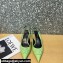 Versace Heel 6cm La Medusa Patent Leather Sling-back Pumps Light Green 2021