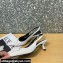 Versace Heel 6cm La Medusa Patent Leather Sling-back Pumps White 2021
