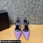 Versace Heel 11cm La Medusa Sling-back Pumps Patent Lilac 2021