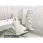 Givenchy Heel 9.5cm Shark Lock Pant Boots in Leather White 2021