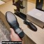 Givenchy Heel 3cm G Chain Slingback Flat Mules Black 02 2021