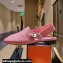 Givenchy Heel 3cm G Chain Slingback Flat Mules Pink 2021