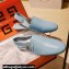 Givenchy Heel 3cm G Chain Slingback Flat Mules Light Blue 2021