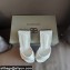Balenciaga Squared Heel 2.5cm Box Sandals Logo Back White 2021