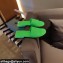 Balenciaga Squared Heel 2.5cm Box Sandals Logo Back Green 2021